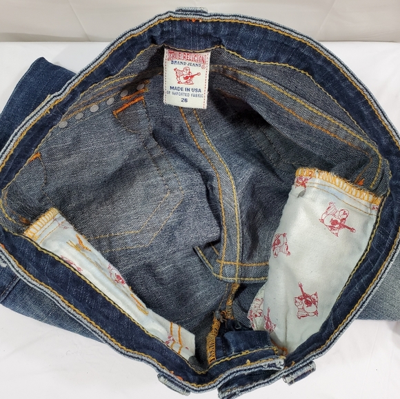 True Religion Billy Studded Boot Cut Jeans - Picture 3 of 6